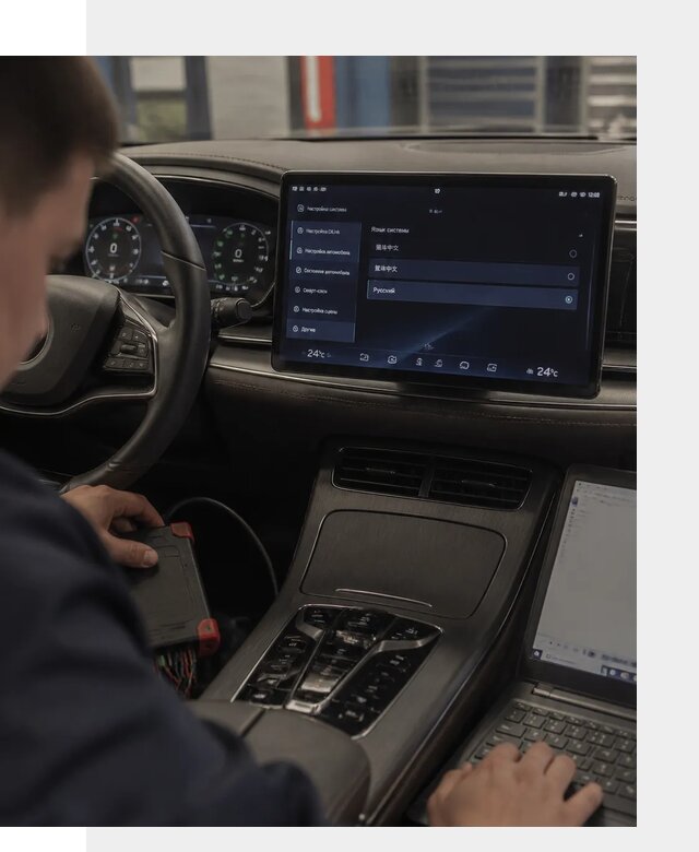 Русификация автомобиля BYD HAN для эксплуатации в Ишиме
